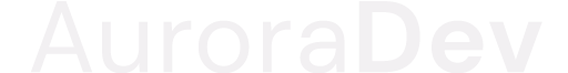Logo AuroraDev branca