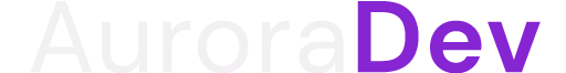 Logotipo Aurora Dev